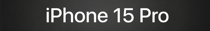 Apple iPhone 15 Pro