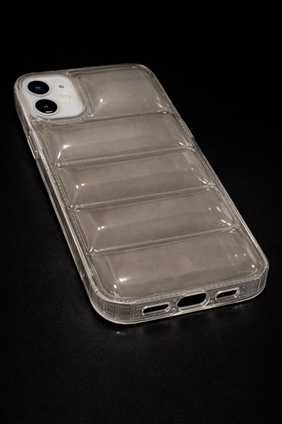 Transparent Puffer Cushion Case for Apple iPhone 11