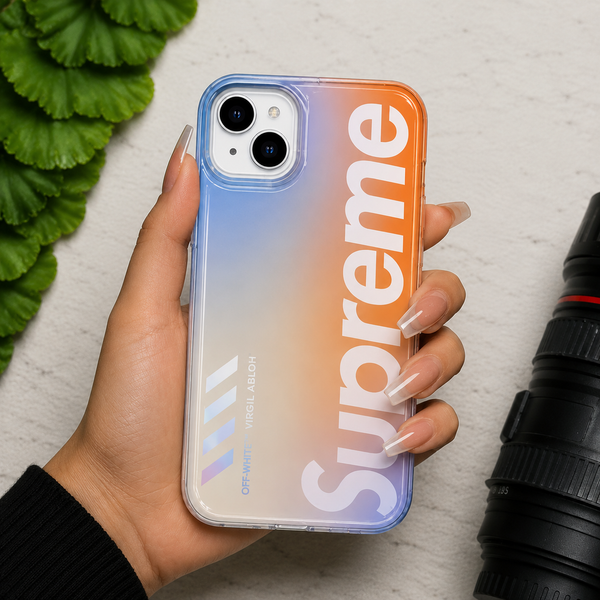 Gradient Transparent Designer Case for iPhone 14