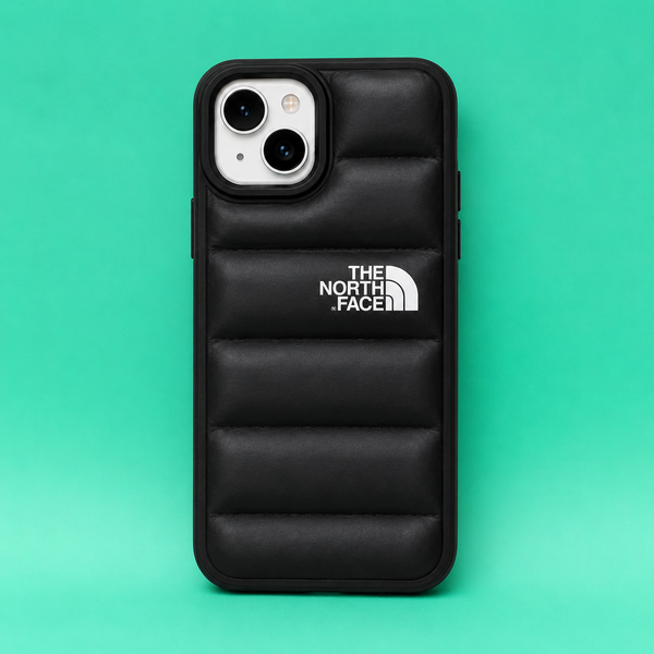 Black Puffer Cushion Case for iPhone 14
