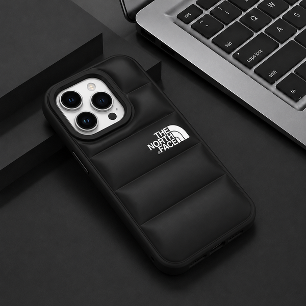 Black Puffer Cushion Case for iPhone 14 Pro