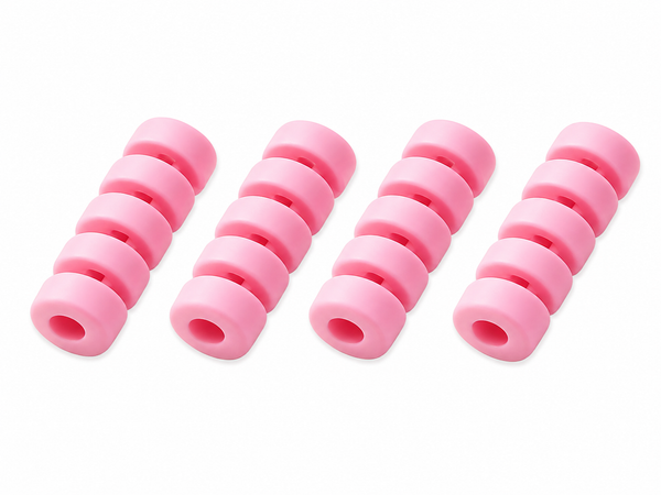 Premium Silicone Cable Protector Sleeve (Anti-Break, Flexible, Universal Fit) – Pack of 4