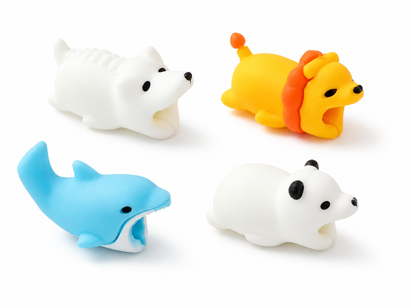 Cute Animal Cable Protector – Premium Cartoon Edition