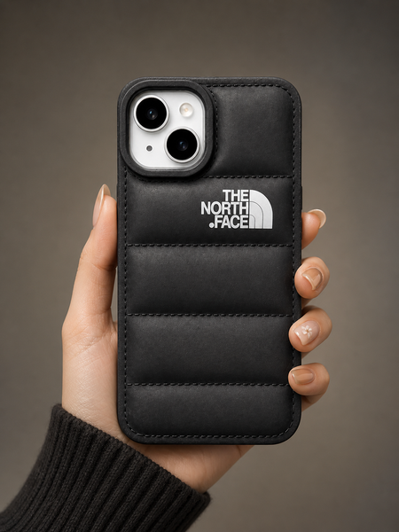 Premium Puffer Leather Case for iPhone 15 Plus