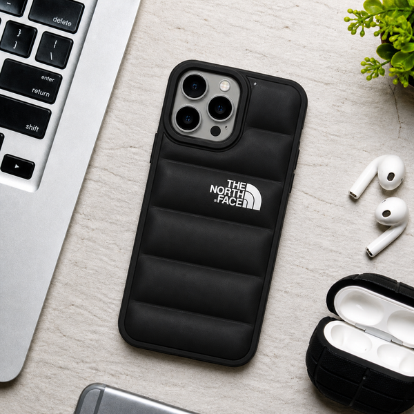Black Puffer Cushion Case for iPhone 15 Pro Max