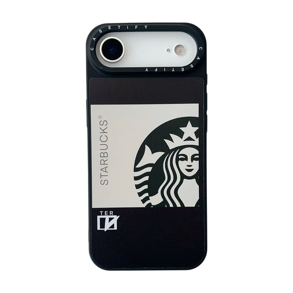 Starbucks Card Inspired Premium Designer iPhone air Case – Black