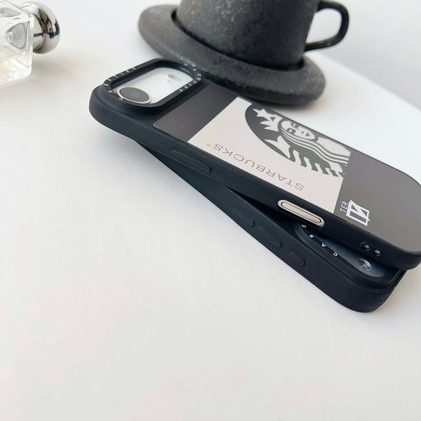 Starbucks Card Inspired Premium Designer iPhone air Case – Black