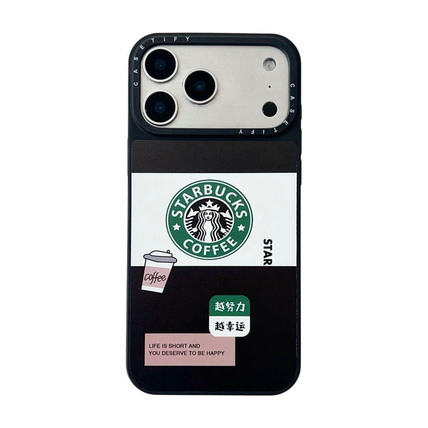 Starbucks Daily Brew Premium iPhone 17 Pro Max Case – Minimal Coffee Edition