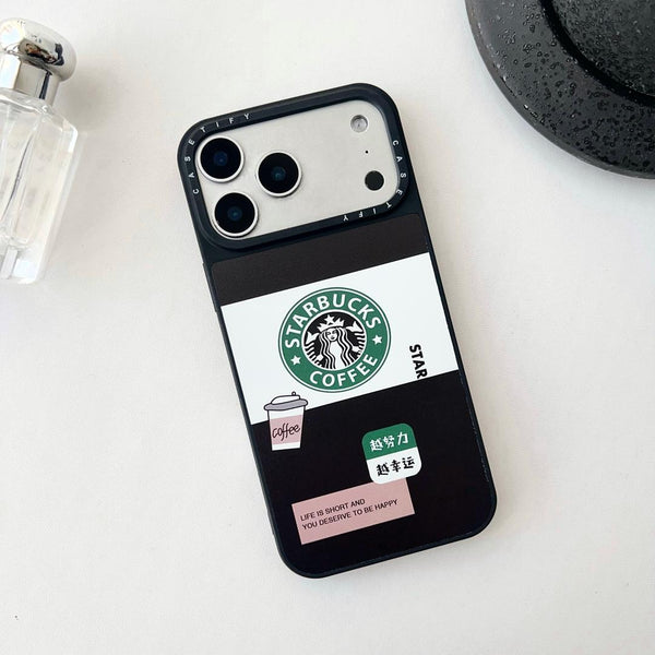 Starbucks Daily Brew Premium iPhone 17 Pro Max Case – Minimal Coffee Edition
