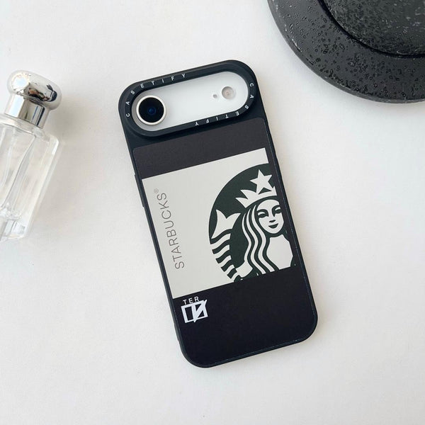 Starbucks Card Inspired Premium Designer iPhone air Case – Black