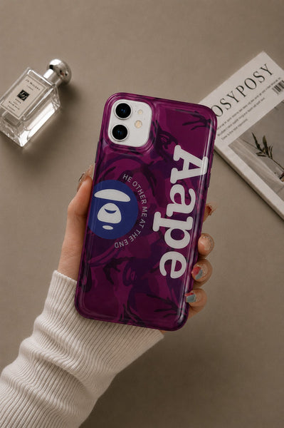Premium Purple Camo Designer Case for Apple iPhone 11