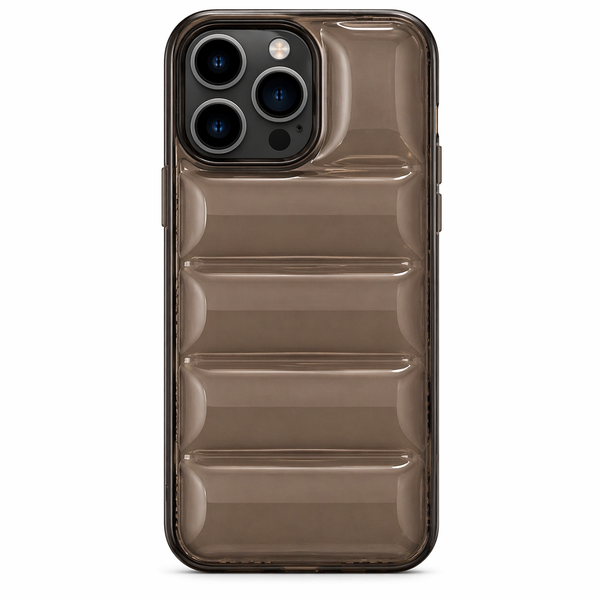 Smoky Transparent Cushion iPhone 14 Pro Max Case