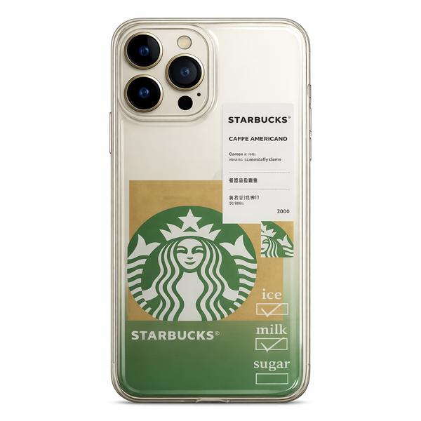 Starbucks Print iPhone 13 Pro Max Case