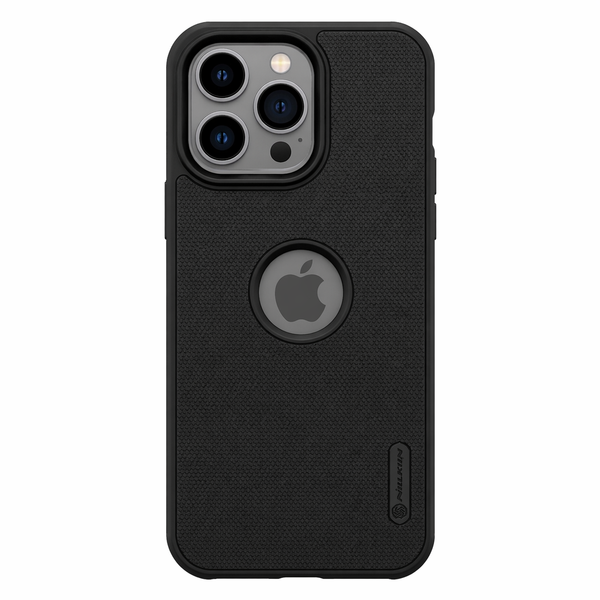 Textured Black Magnetic Ring iPhone 14 Pro Max Case