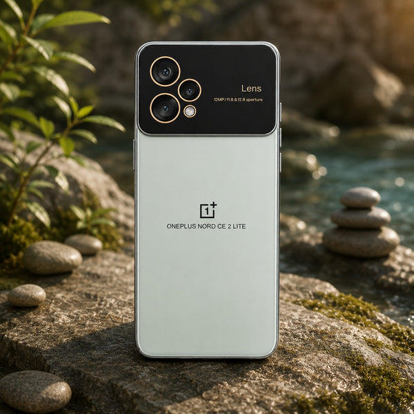 Luxury Matte Camera Frame Case for OnePlus Nord CE 2 Lite