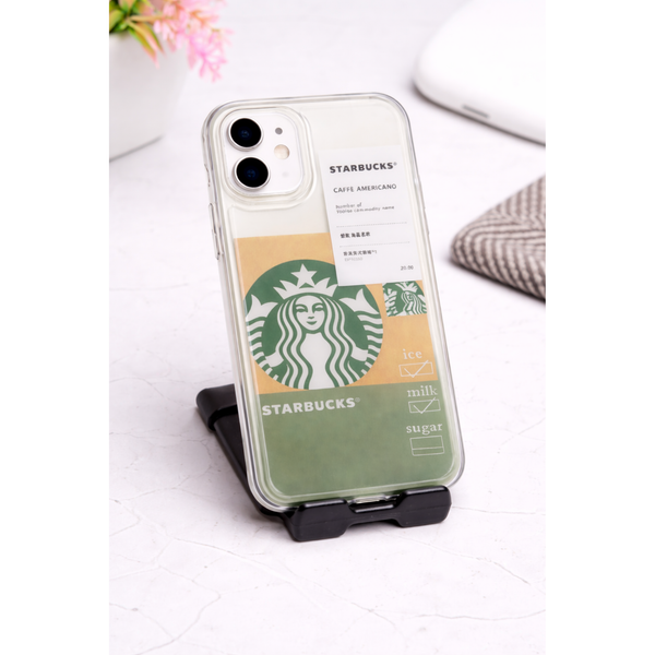 Transparent Starbucks Printed Case for Apple iPhone 11