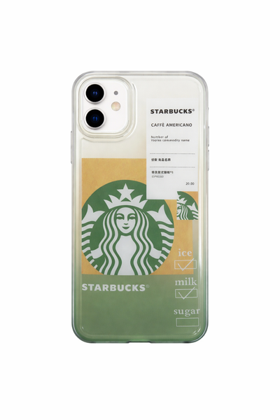 Transparent Starbucks Printed Case for Apple iPhone 11
