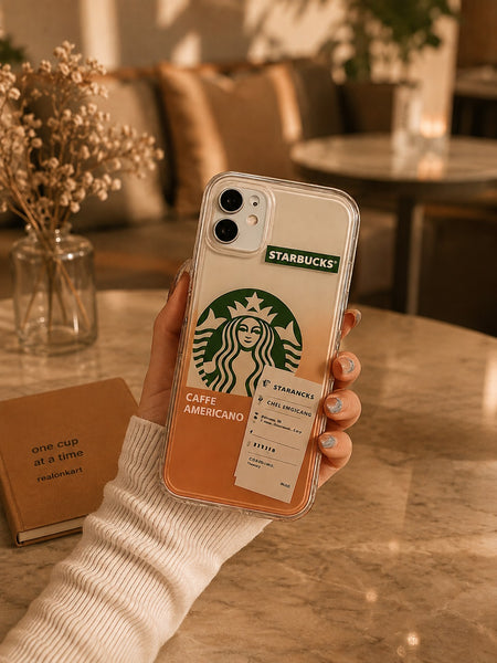 Premium Starbucks Printed Transparent Case for Apple iPhone 11