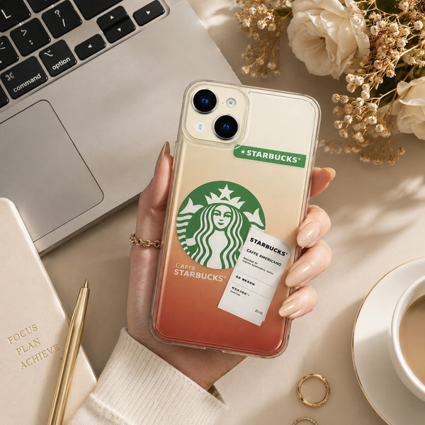 Starbucks Gradient Aesthetic iPhone Case 13