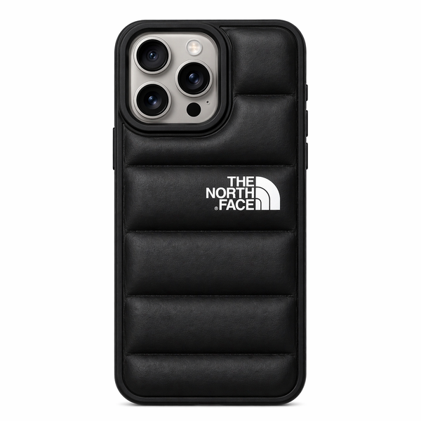 Black Puffer Cushion Case for iPhone 15 Pro